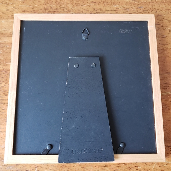 Picture Frame - Newlyweds 9" square collage frame - natural wood - Picture 2 of 2